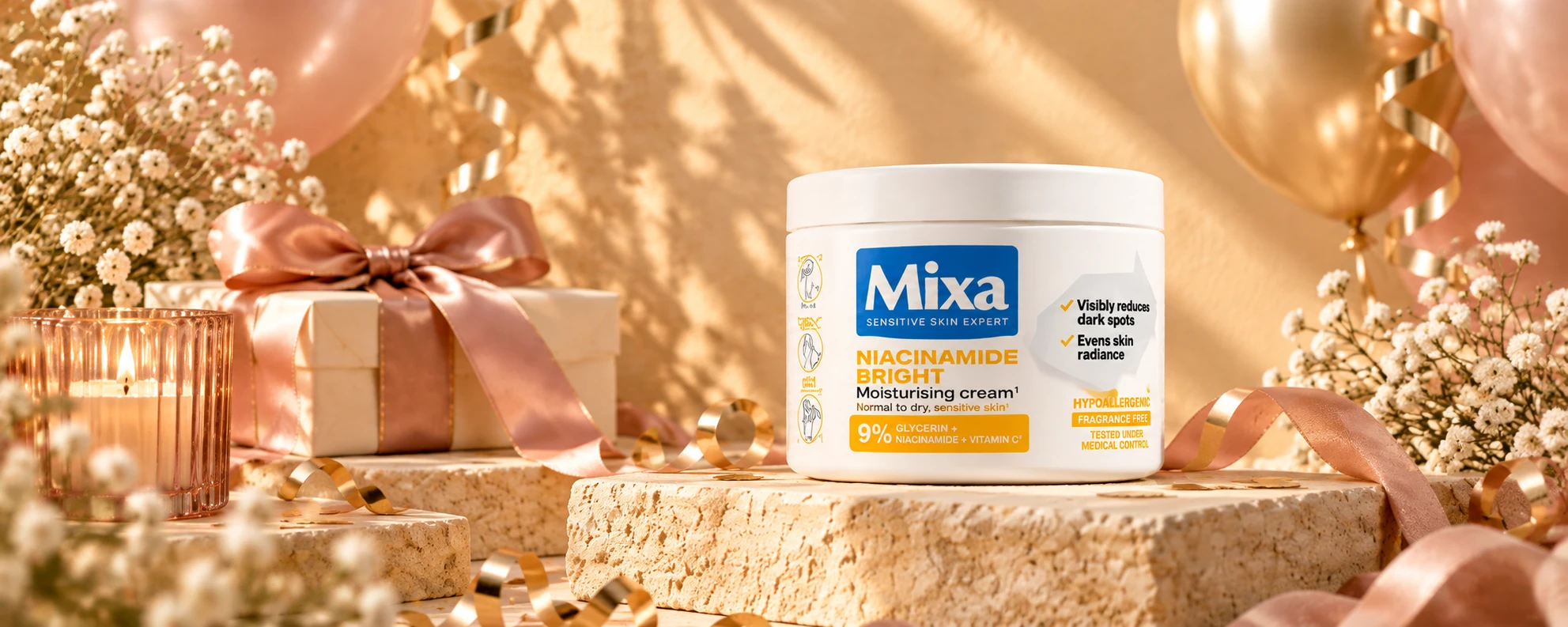 Mixa — crème Niacinamide Bright