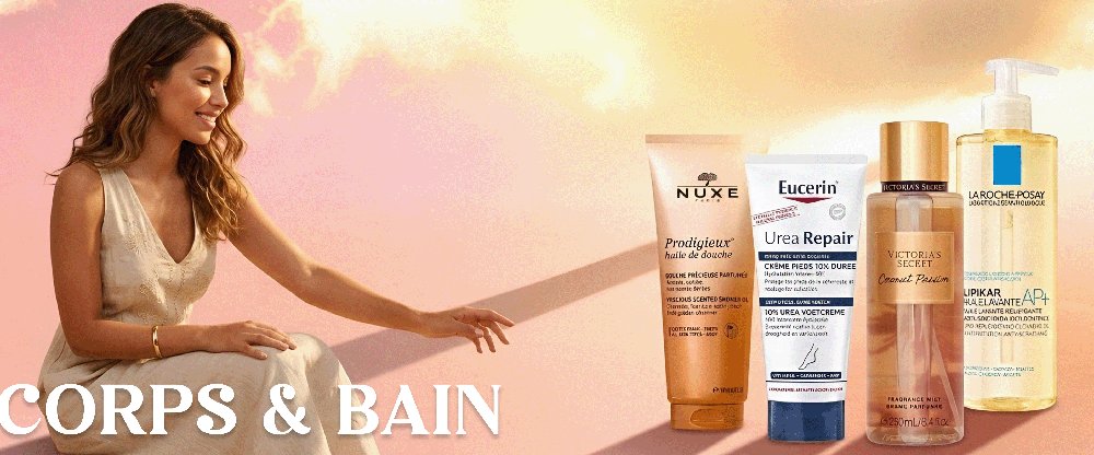 Collection corps bain