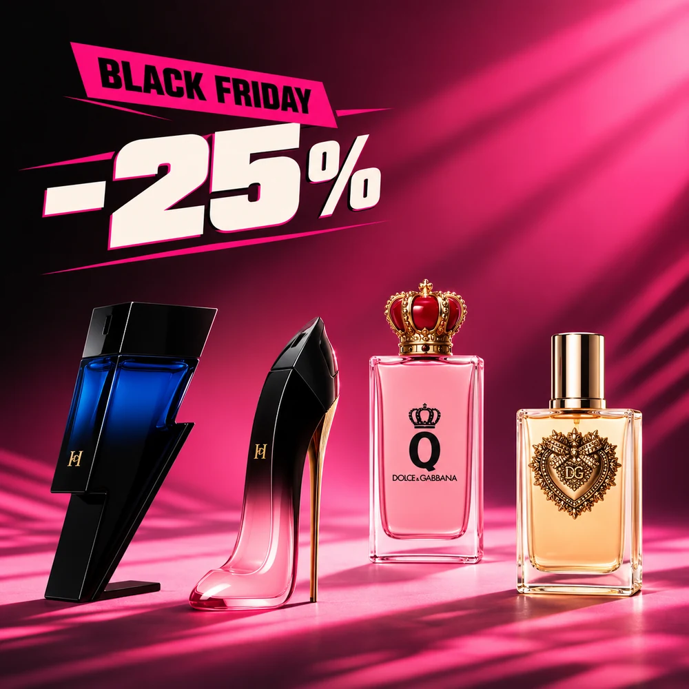 Black Friday Parfums — jusqu'à -25%