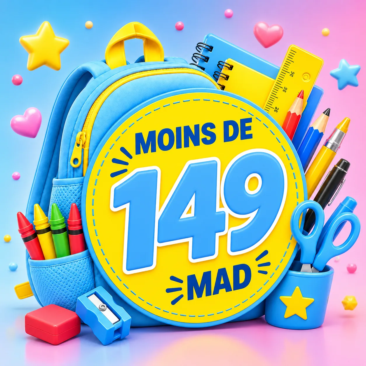 Moins de 149 MAD