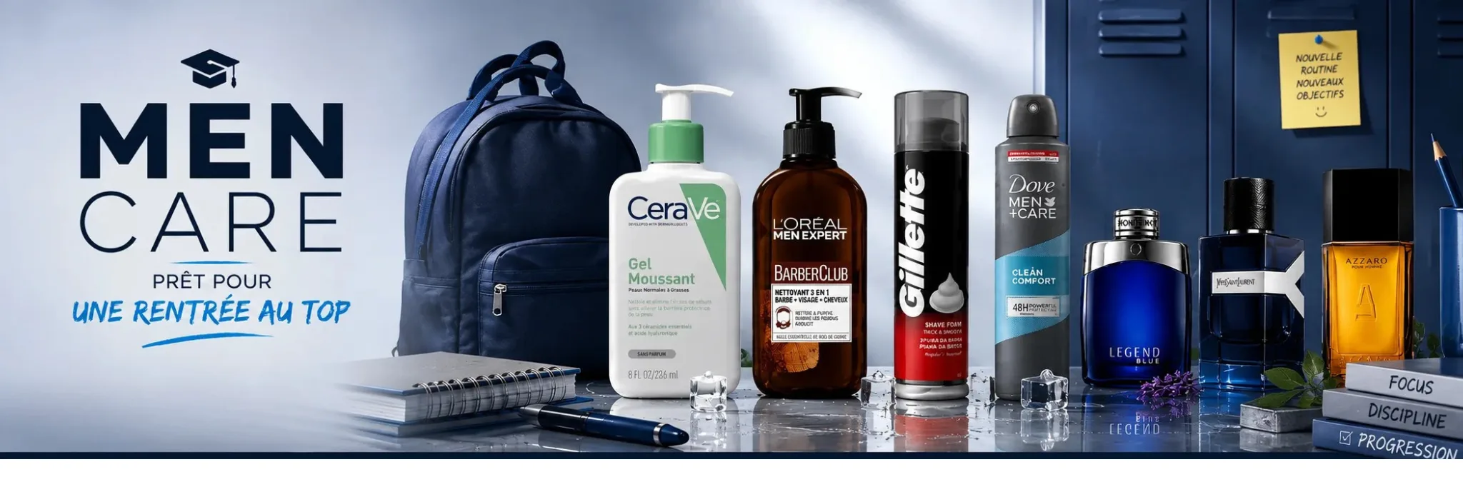 Rentrée au masculin — parfums, rasage et soins homme